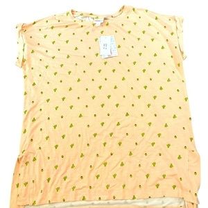 New Lularoe Leah tunic, cactus 🌵 medium